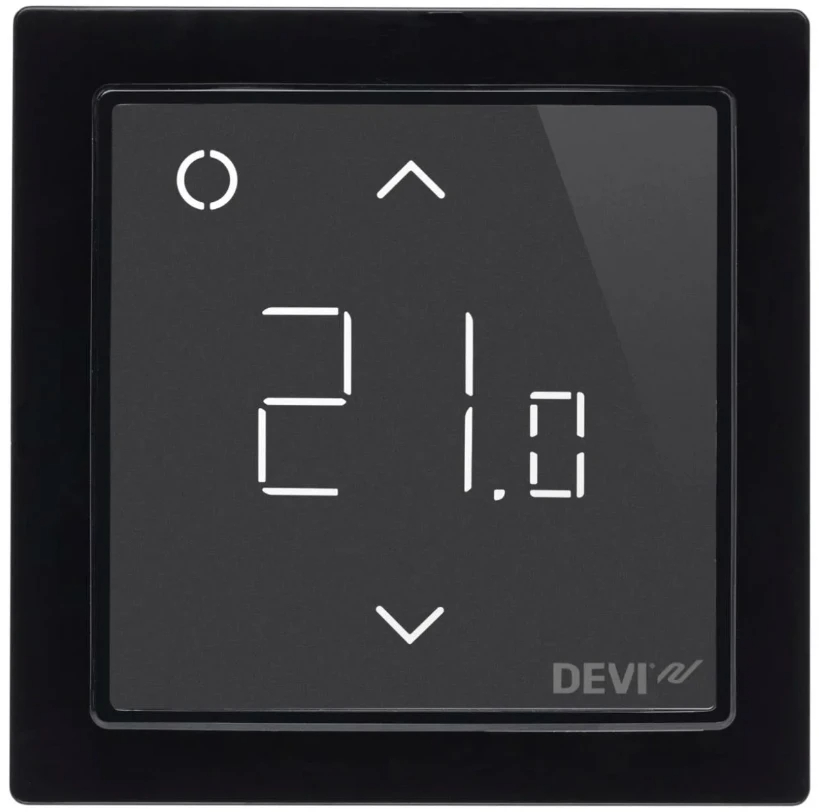 DEVIreg Smart Wi-Fi Wi-Fi терморегулятор для теплого пола, черный в 