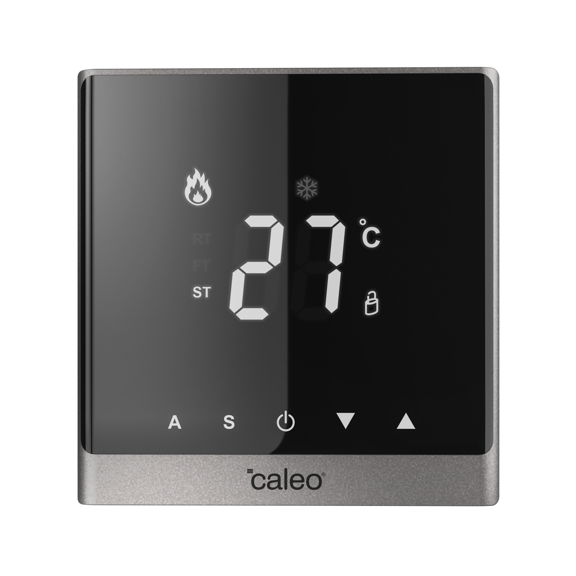 CALEO С732 терморегулятор для теплого пола, серебристый в 