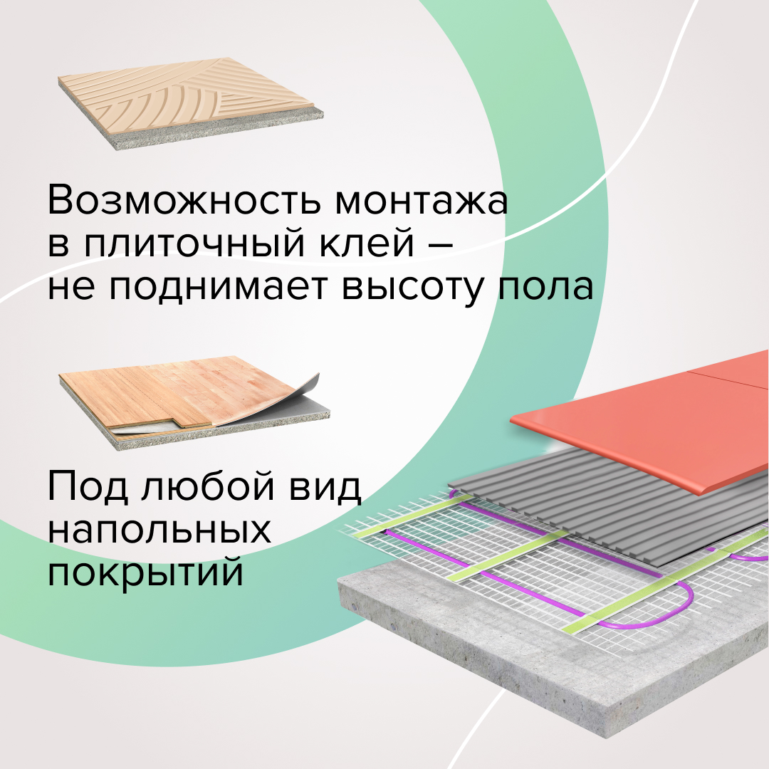 Caleo EASYMAT 140-0,5-12,0 нагревательный мат для теплого пола в 