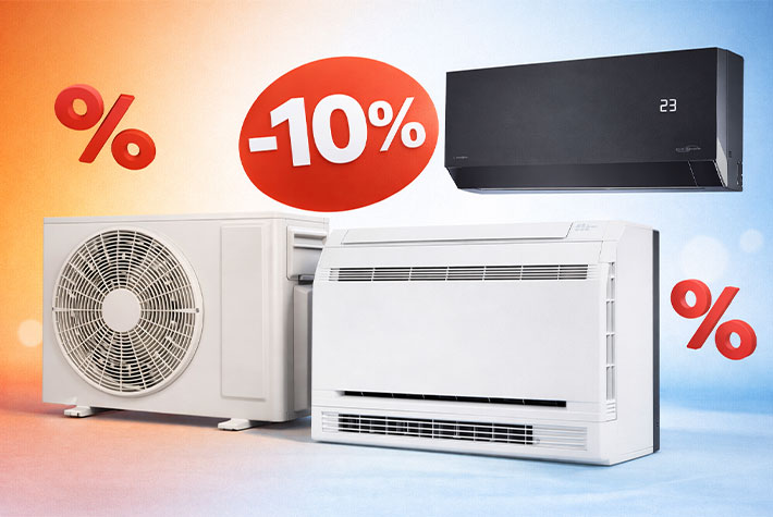 Скидка -10% на мульти сплит-системы Electrolux