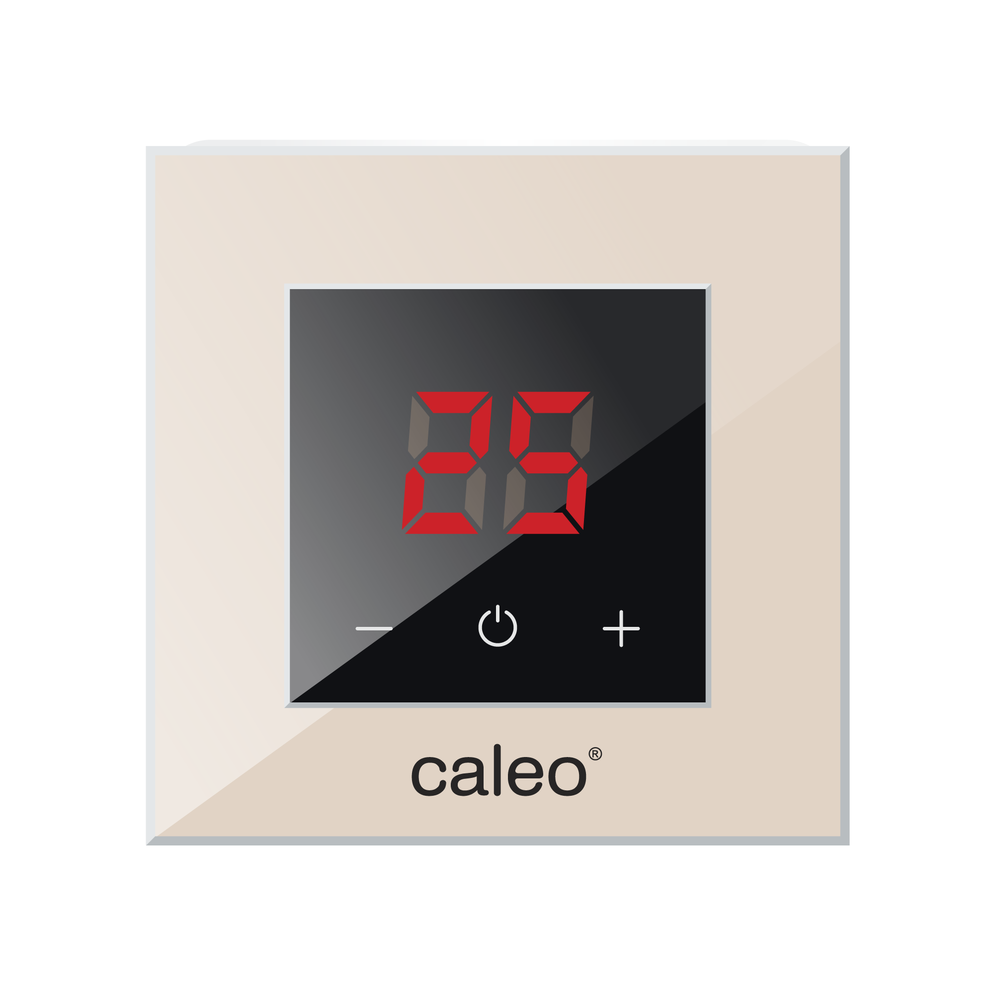 CALEO NOVA, бежевый терморегулятор для теплого пола, бежевый в 