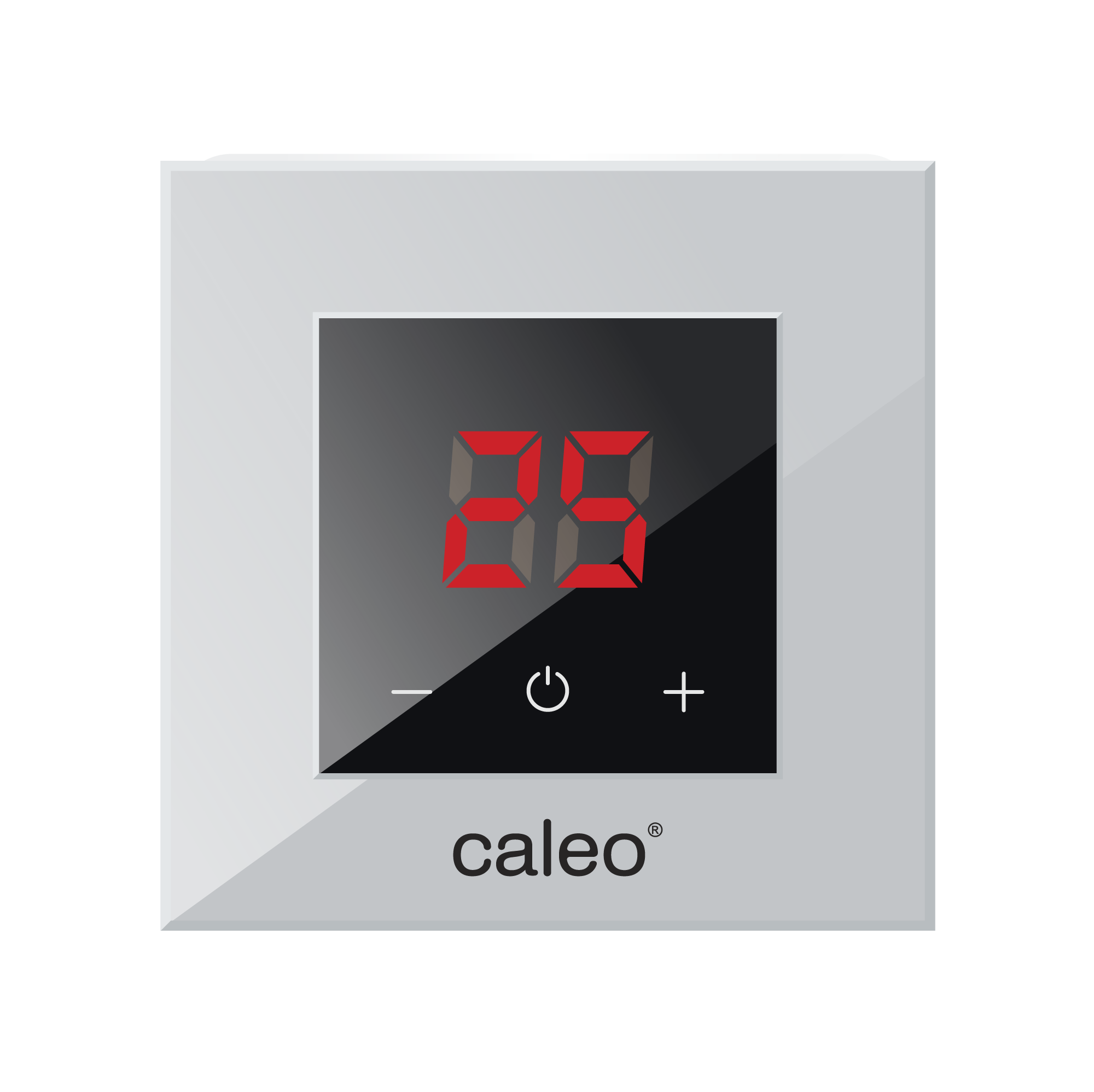 CALEO NOVA, серебристый терморегулятор для теплого пола, серебристый в 