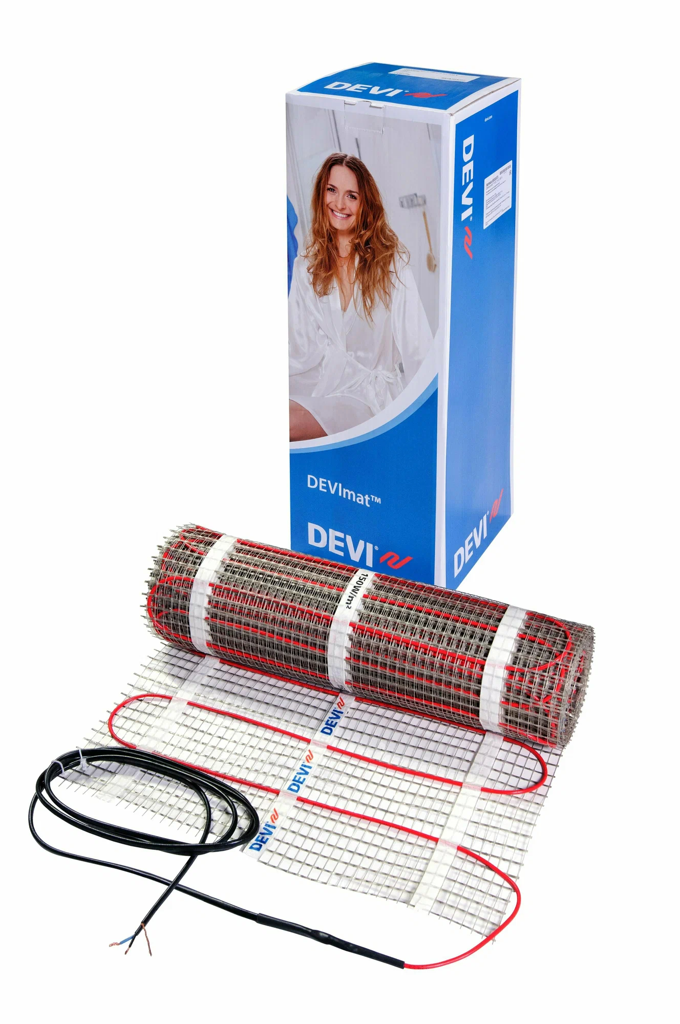 DEVIcomfort 150T 150 Вт, 0,5x2м, 1м² нагревательный мат для теплого пола в 