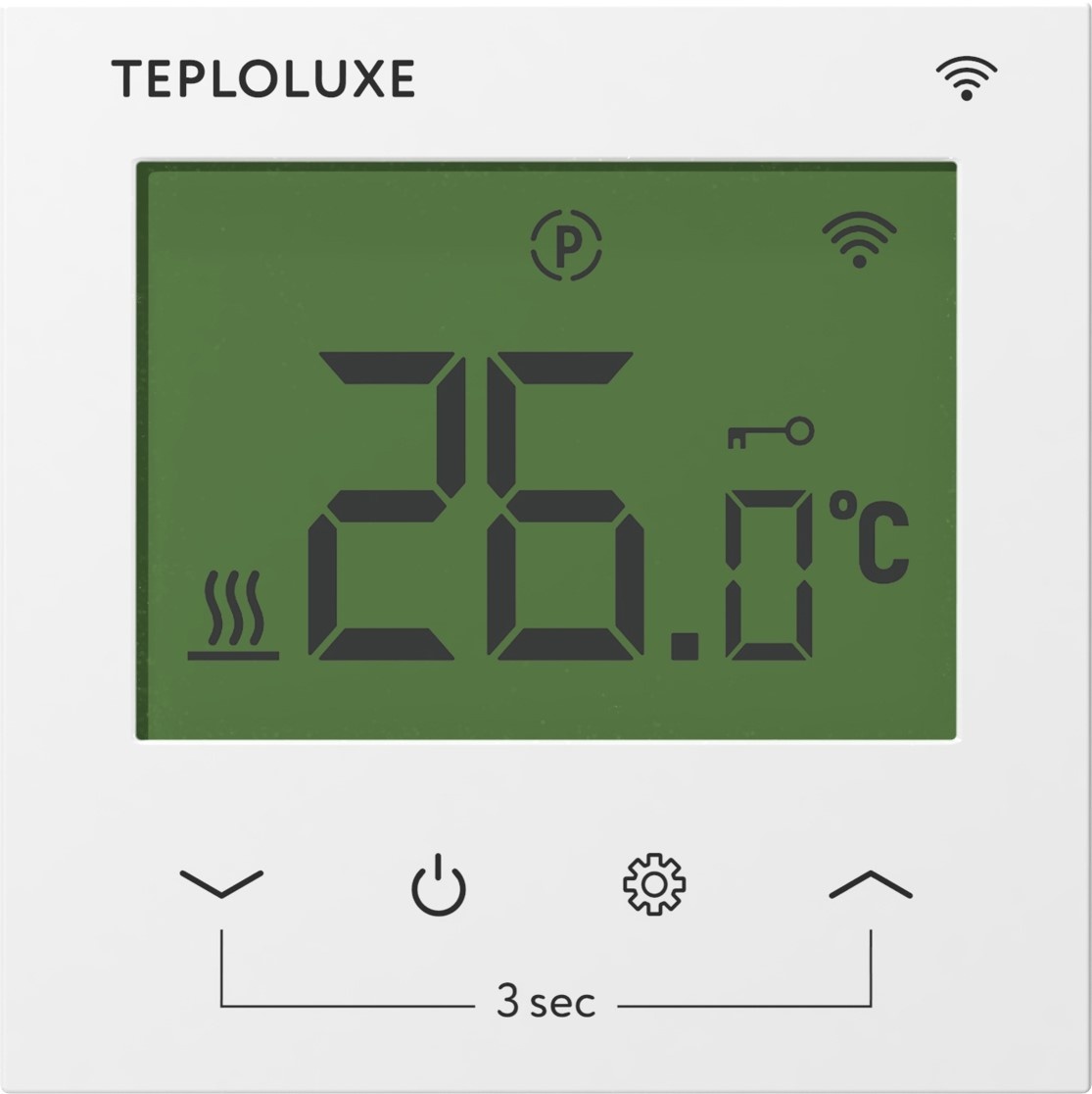 Теплолюкс Pontus Wi-Fi терморегулятор для теплого пола, белый в 