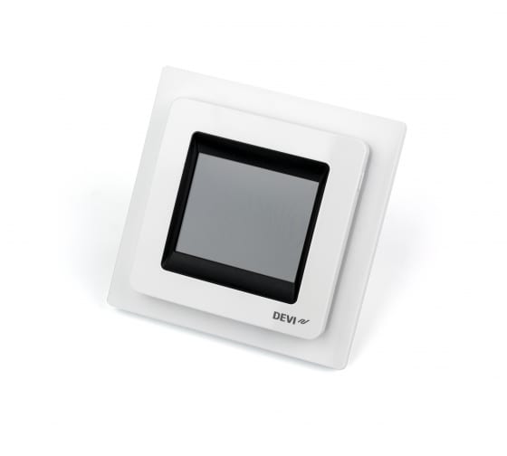 DEVIreg Touch терморегулятор для теплого пола с комбинацией датчиков, белый в 