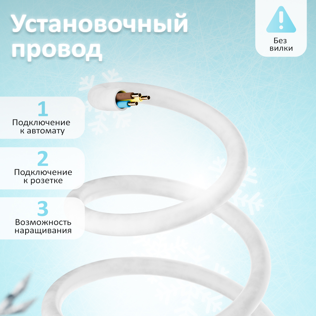 AlfaKit №2 15-2-8 комплект пищевого саморегулирующегося греющего кабеля в 