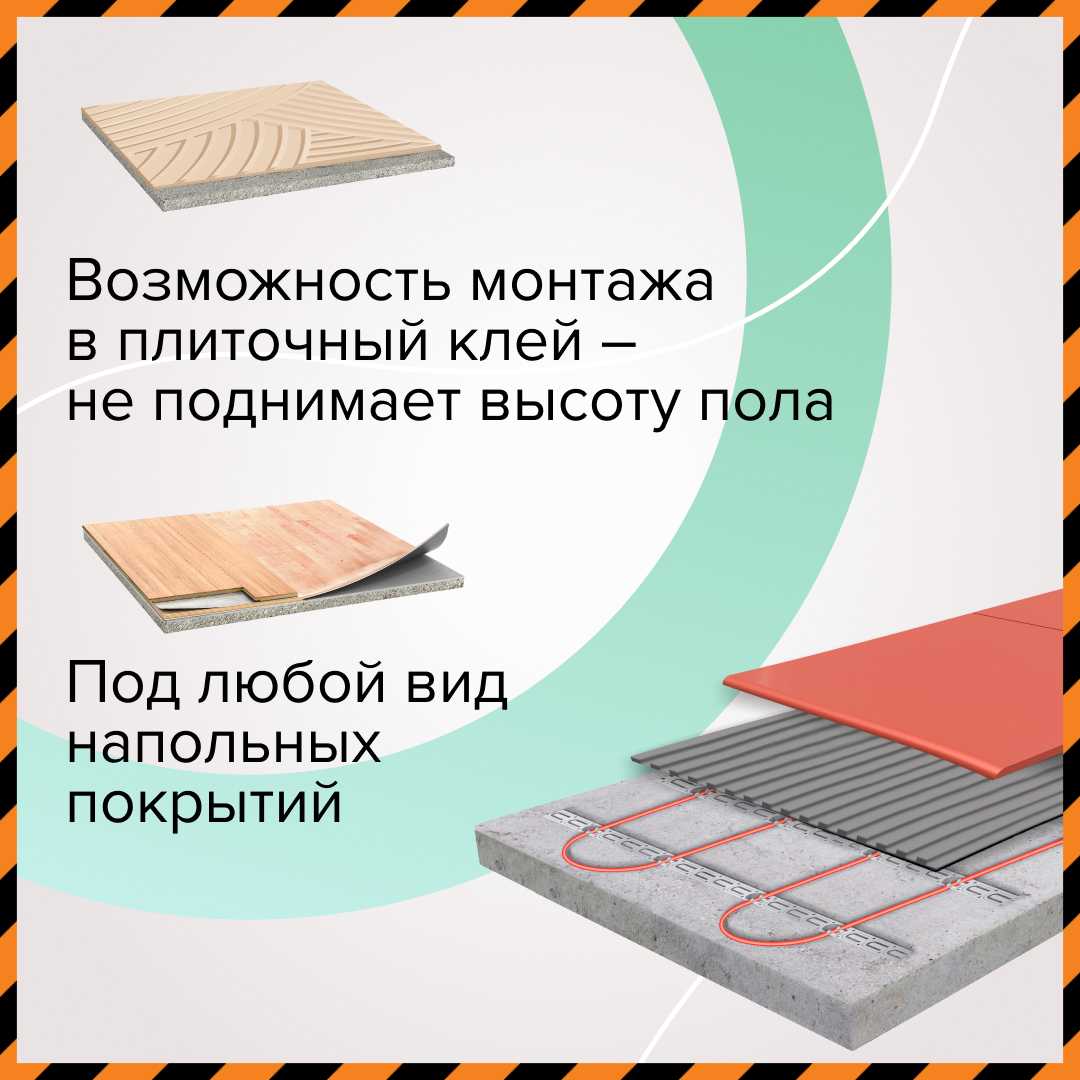 Caleo CABLE 15W-45 PRO кабельный теплый пол в 