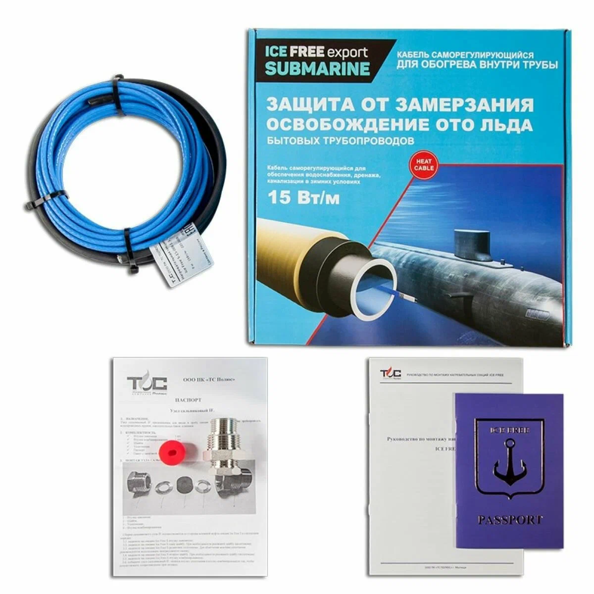 TSD Ice Free S-15-012-1,5 резистивная нагревательная секция в 