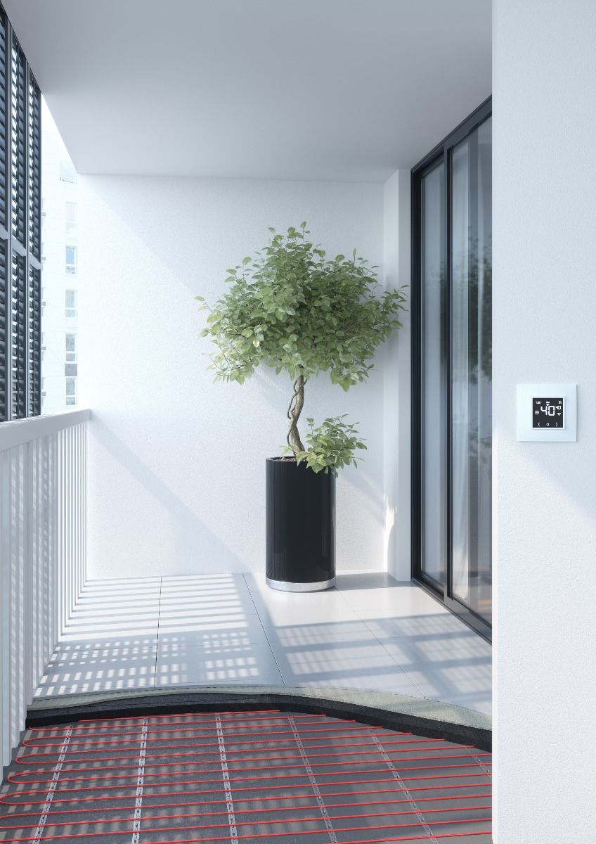 Теплолюкс EcoSmart 25 терморегулятор для теплого пола, белый в 