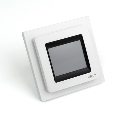DEVIreg Touch терморегулятор для теплого пола с комбинацией датчиков, белый в 