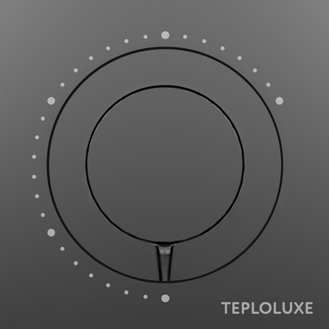 Теплолюкс Solus терморегулятор для теплого пола, черный в 