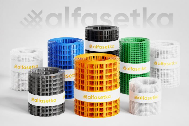 В продаже новые товары — пластиковая сетка ALFASETKA