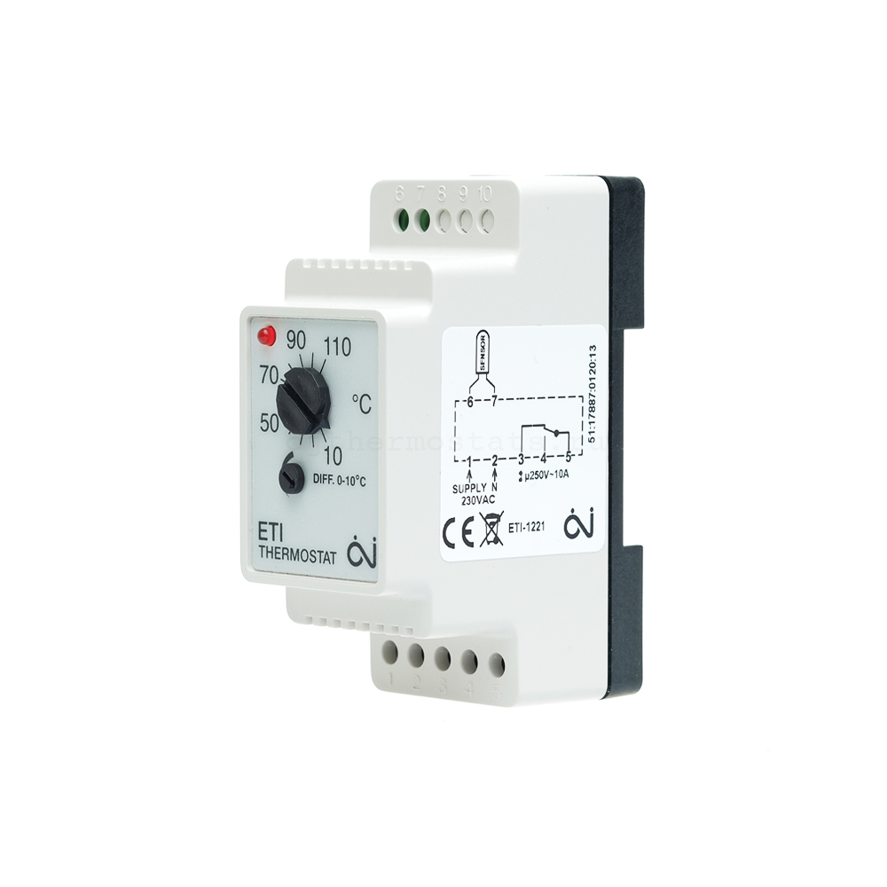 OJ Electronics ETI-1551 терморегулятор для обогрева трубопроводов в 