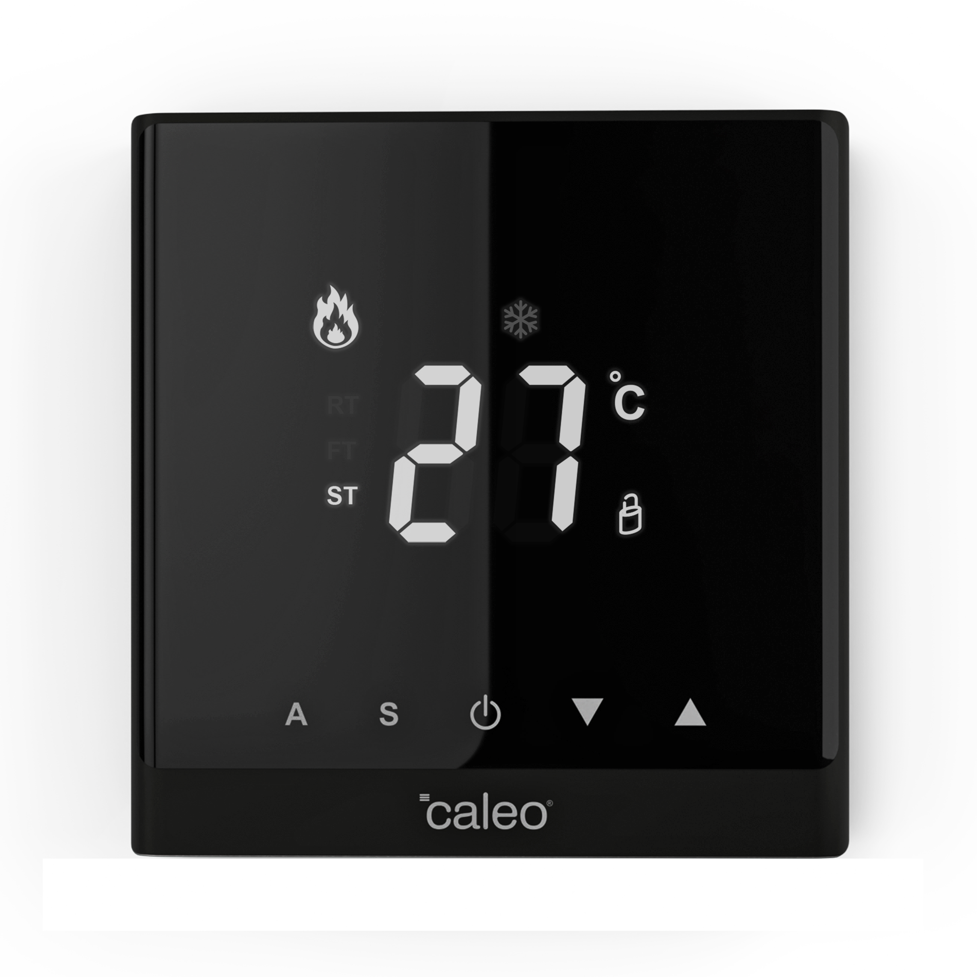 CALEO С732 терморегулятор для теплого пола, черный в 