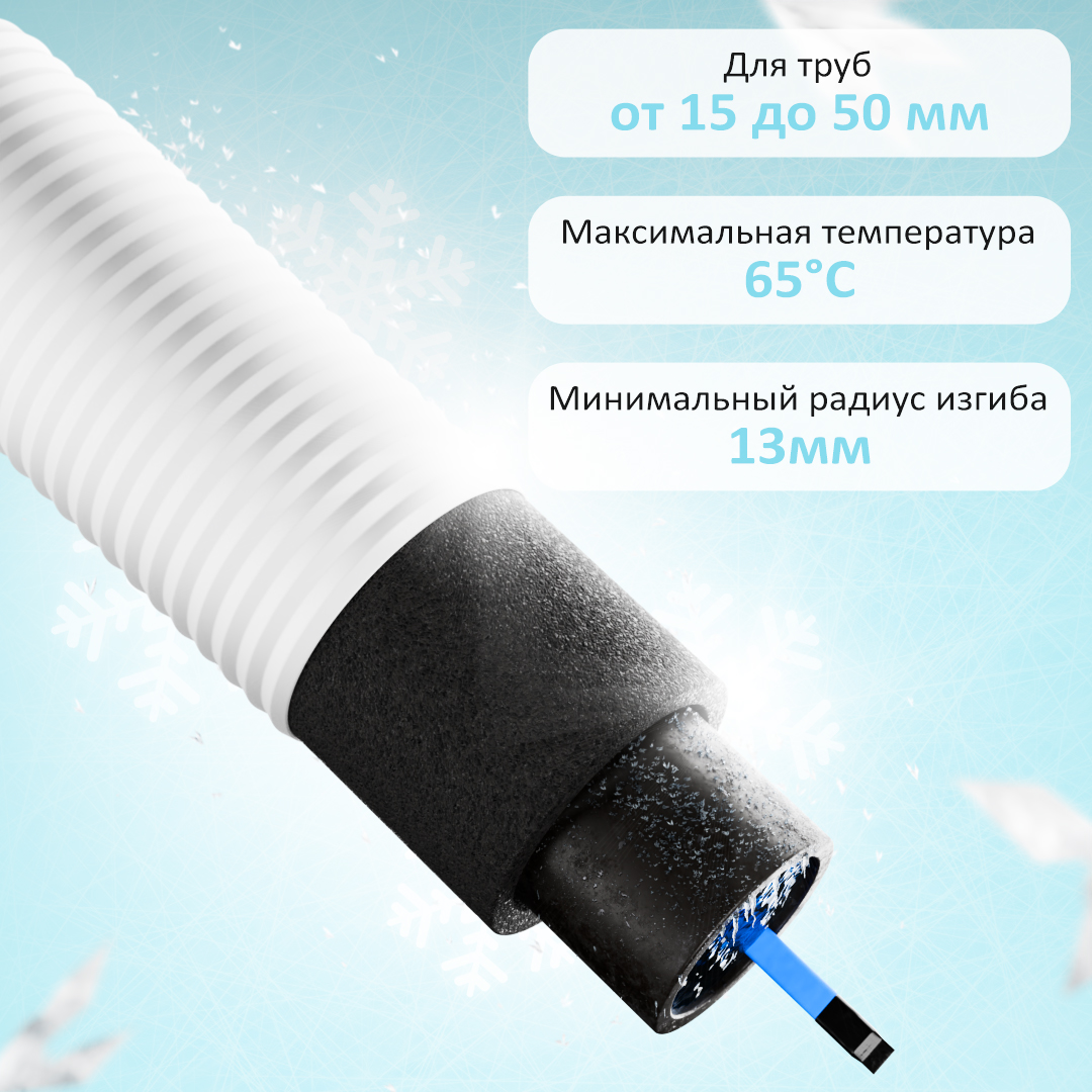 AlfaKit №2 15-2-3 комплект пищевого саморегулирующегося греющего кабеля в 