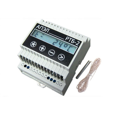 РТБ-2 терморегулятор для высокотепературного нагрева в корпусе DIN с герметичным датчиком в 
