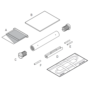 CS-150-F набор для сращивания греющего кабеля в 