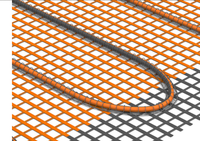 Теплолюкс ProfiMat 900 Вт/5,0 кв.м нагревательный мат для теплого пола в 