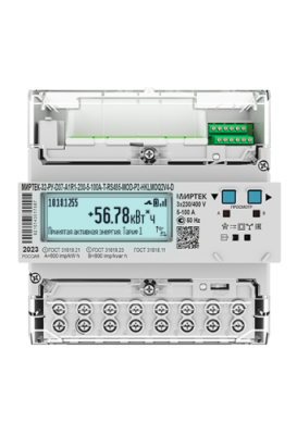 МИРТЕК-32-РУ-D37-A1R1-230-5-100A-T-RS485-MOD-P2-HKLMOQ2V4-D + МИРТЕК-МС-RF433.F в 