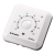 Эрголайт ТР-01.4ВП терморегулятор для теплого пола встраиваемый с датчиками пола и воздуха, белый в 