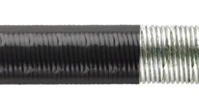 Гибкий металлорукав из оцинкованной стали, с гладкой оболочкой из материала с пониженной пожарной опасностью серии LFHP в 