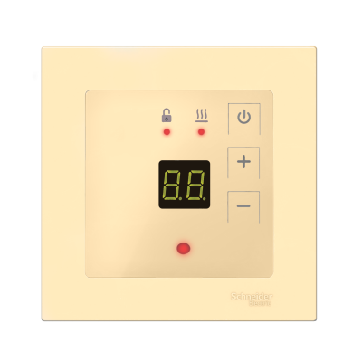 Эрголайт ТР-09 Атлас терморегулятор для теплого пола, бежевый (в рамки Schneider Electric Atlas Desi в 