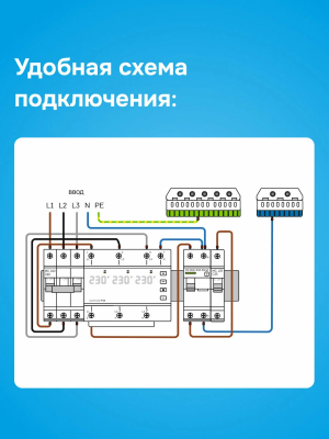 Welrok FS6-63 переключатель фаз в 