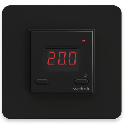 Welrok st bk терморегулятор для теплого пола в 