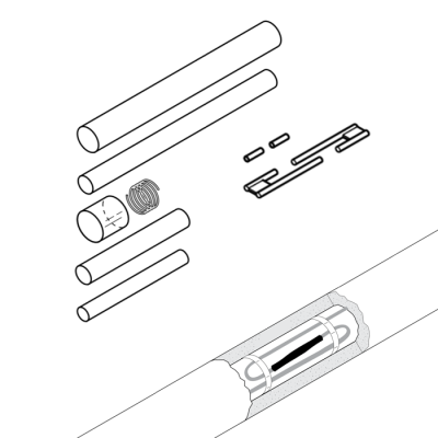 Ремкомплект для сращивания греющего кабеля S-69 в 