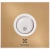 Вентилятор вытяжной серии Rainbow EAFR-100 beige в 