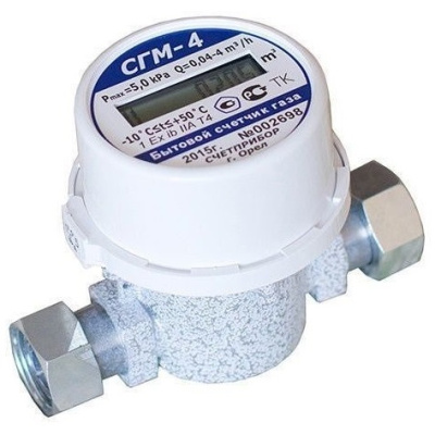 Счетчик газа электронный СГМ 4 ТК (г.Орел)          в 