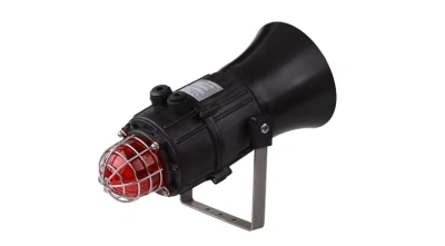 Взрывобезопасный комбинированный звуковой сигнализатор и светодиодный маяк E2xC1LD2F в 