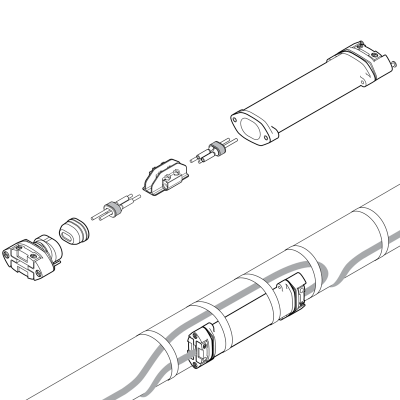 Ремкомплект для сращивания греющего кабеля S-150 в 