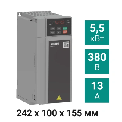 Преобразователь частоты ПЧВ3-5К5-В [М01] 5,5 кВт 380 В в 