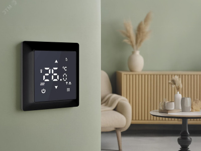 Русское тепло ТР-515 Wi-Fi терморегулятор для теплого пола, черный в 