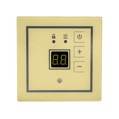 Эрголайт ТР SERIE ITALIANA QUADRATO терморегулятор для теплого пола, слоновая кость в 