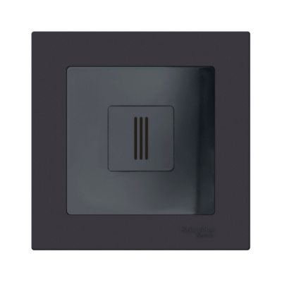 Датчик температуры воздуха Эрголайт, черный (в рамки Schneider Electric Atlas Design) в 