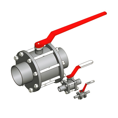 Кран шаровой запорный под приварку КШЗ 40-25 в 