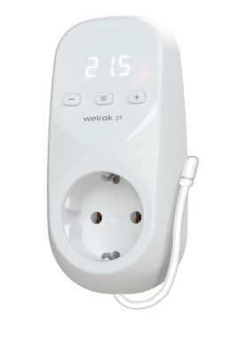 Welrok pt терморегулятор для обогревателей в розетку в 
