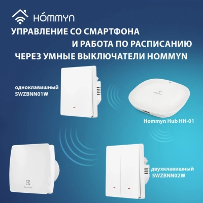 Вентилятор вытяжной Electrolux серии Glass EAFG-150 white в 