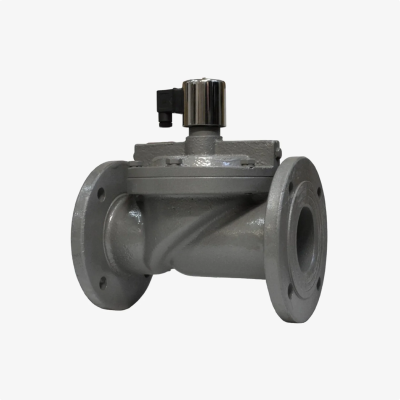 Электромагнитный (соленоидный) клапан чугунный фланцевый НЗ РОСКЛАПАН RF-WSF ДУ40 в 