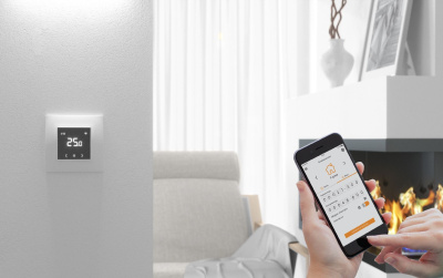 Теплолюкс EcoSmart 25 терморегулятор для теплого пола, белый в 