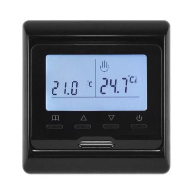AlfaReg E-51.716 терморегулятор для теплого пола программируемый, 16A, черный в 