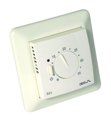 DEVIreg 531 терморегулятор для теплого пола с датчиком воздуха в 