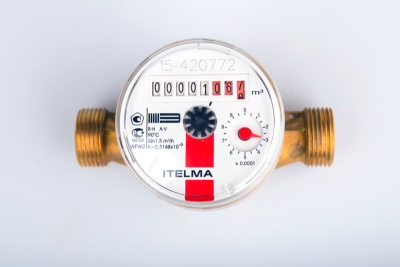 Счетчик горячей воды WFW20.D110-0-R-L-10-IP68, ДУ15 в 
