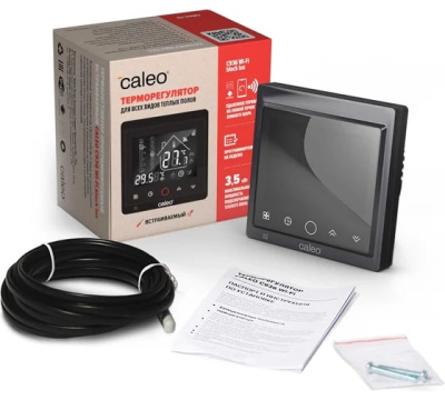CALEO С936 Wi-Fi терморегулятор для теплого пола, черный lux в 