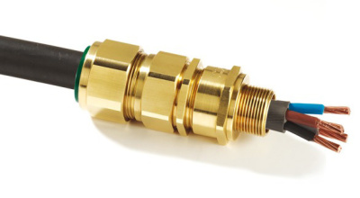 SS2K PB М25 ввод для бронированного кабеля, латунь в 