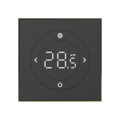 Теплолюкс Solus Zen Wi-Fi терморегулятор для теплого пола, черный/серебро в 