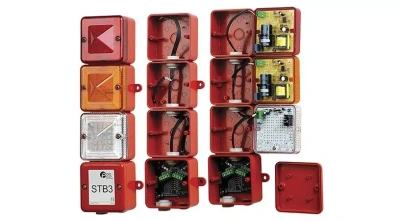 Комбинированный оптический ксеноновый и светодиодный маяк STB3 в 