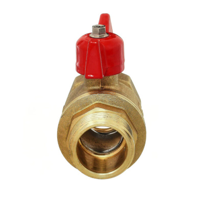 Кран шаровой 11Б27п1 DN25 PN40 вр/нр бабочка, серия Standart в 